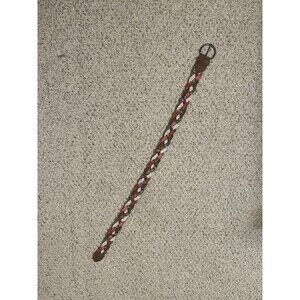 American Flag Red White Blue And Brown Belt Size Three